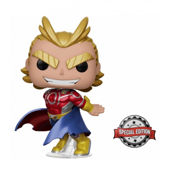 Funko Pop! My Hero Academia All Might Metallic Exclusive with Special Edition Sticker