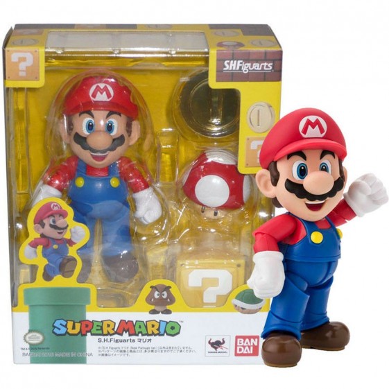 Bandai Tamashii S.H.Figuarts Nintendo Super Mario New Package Vesion 5" Action Figure