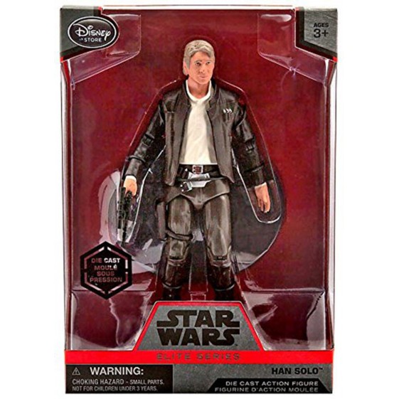 Disney Store Star Wars Episode VII The Force Awakens Han Solo Elite Series 6" Action Figure