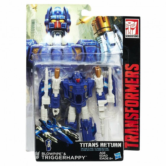 Hasbro Transformers Generations Titans Return Deluxe Blowpipe & Triggerhappy 6" Action Figure 2-Pack