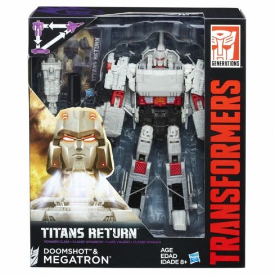 Hasbro Transformers Generations Titans Return Deluxe Doomshot and Megatron Action Figure