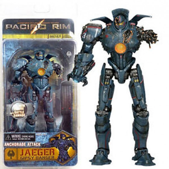 Neca Pacific Rim Gipsy Danger Anchorage Attack Battle Damaged 7" Action Figure
