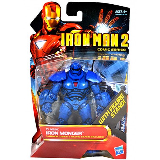 Hasbro Iron Man 2 Comic Series Classic Iron Monger #35 3 3/4" Action Figure