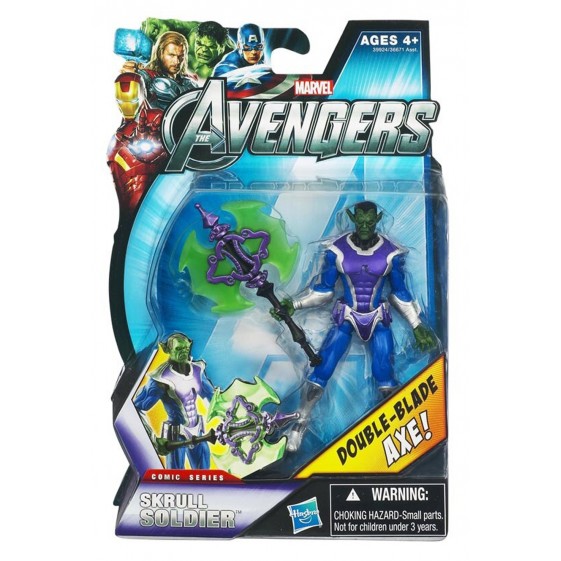 Hasbro Marvel Avengers Comic Series Skrull Soldier 3.75" Action Figure
