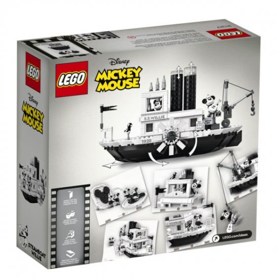 LEGO Disney Mickey Mouse Steamboat Willie Set #21317