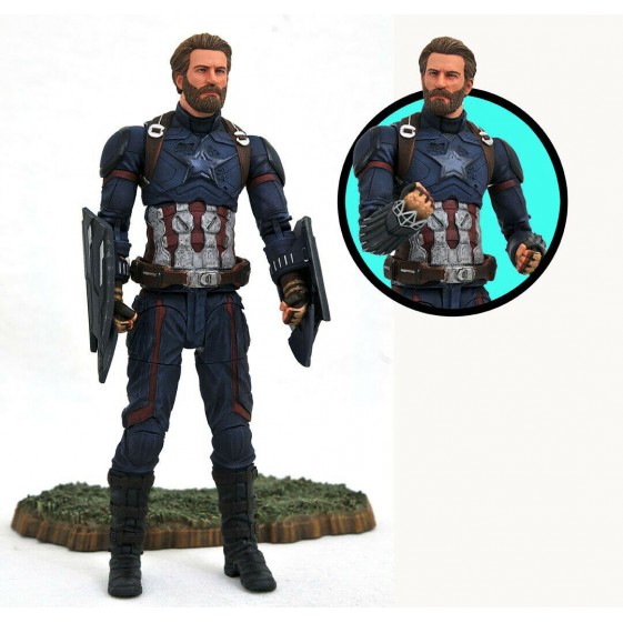 Marvel Select Avengers Infinity War Captain America 7" Action Figure