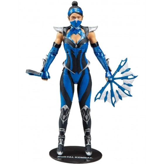 McFarlane Toys Mortal Kombat Kitana Edenian Blue Action Figure