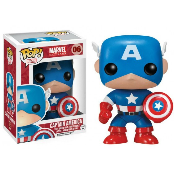 Funko Pop! Marvel Captain America #06 Vinyl Figure
