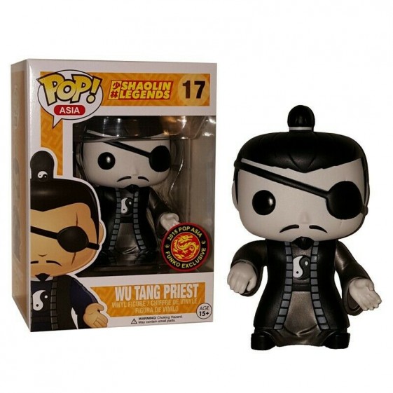 Funko Pop! Asia Shaolin Legends Wu Tang Priest Pop Asia Exclusive #17 Vinyl Figure