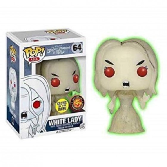 Funko Pop! Asia Legendary Creatures and Myths White Lady Glow in the Dark Pop Asia Funko Exclusive #64 Vinyl Figure