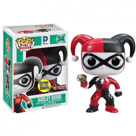 Funko Pop! DC Heroes DC Comics Harley Quinn Glow in the Dark PX Previews Exclusive #34 Vinyl Figure