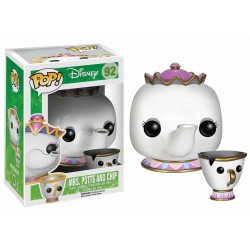 Funko Pop! Disney Beauty and the Beast Mrs. Potts and Chip #92 Vinyl Figure Funko Pop! Disney Beauty and the Beast Mrs. Potts and Chip #92 Vinyl Figure