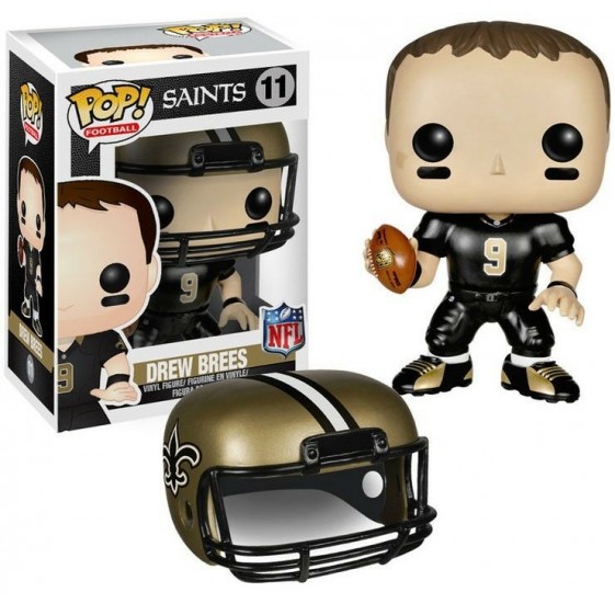 Funko Pop! NFL Saints Drew Brees #11 (Black Jersey) Vinyl Figure