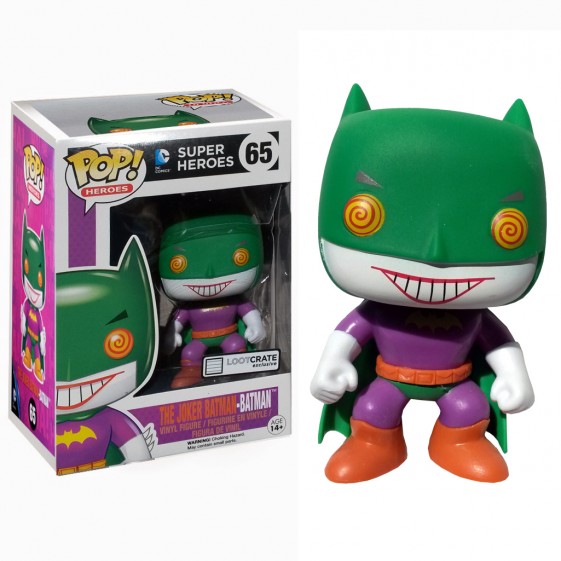 Funko Pop! DC Heroes The Joker Batman Batman Loot Crate Exclusive #65 Vinyl Figure