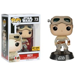 Funko Pop! Star Wars Rey Hot Topic Exclusive #73 Vinyl Figure Funko Pop! Star Wars Rey Hot Topic Exclusive #73 Vinyl Figure