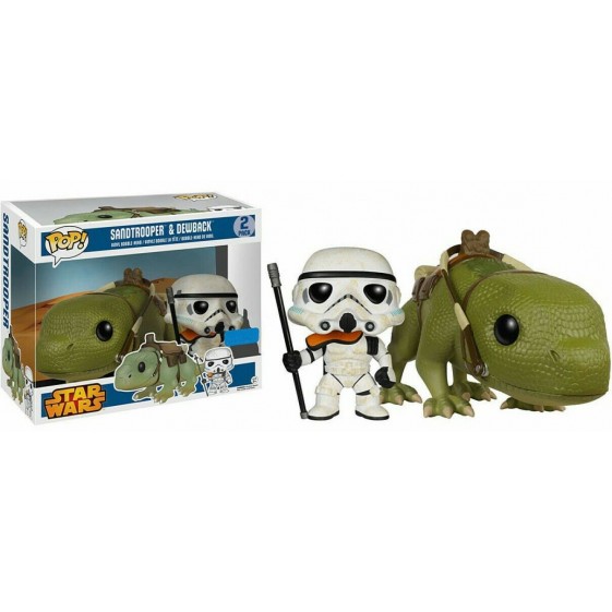 Funko Pop! Movies Star Wars Sandtrooper and Dewback Walmart Exclusive Vinyl Figure