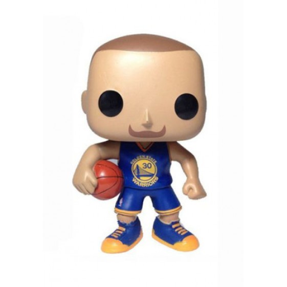 Funko Pop! NBA Golden State Warriors Stephen Curry (Blue Jersey) #19 Vinyl Figure