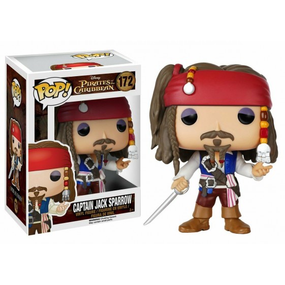 Funko Pop! Disney Pirates of the Caribbean Captain Jack Sparrow #172 Vinyl Figure