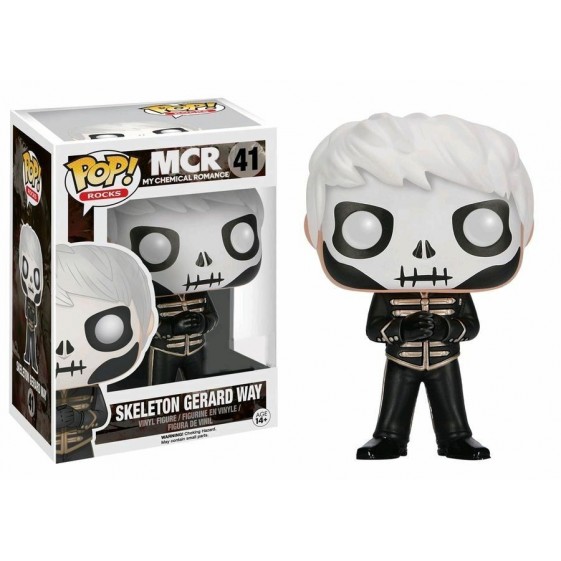 Funko Pop! Rocks My Chemical Romance Skeleton Gerard Way Hot Topic Exclusive #41 Vinyl Figure