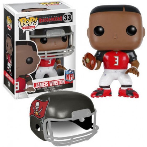 Funko Pop! NFL Tampa Bay Buccaneers Jameis Winston #33 Vinyl Figure