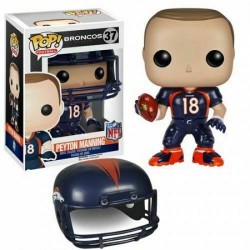 Funko Pop! NFL Denver Broncos Peyton Manning (Blue Jersey) #37 Vinyl Figure