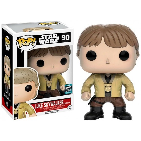 Funko Pop! Movies Star Wars Luke Skywalker (Ceremony) 2016 Galactic Convention Exclusive #90 Vinyl Figure