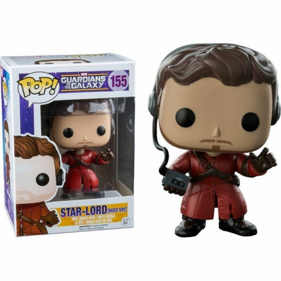 Funko Pop! Marvel Guardians of the Galaxy Star Lord Box Lunch Exclusive #155 Vinyl Figure