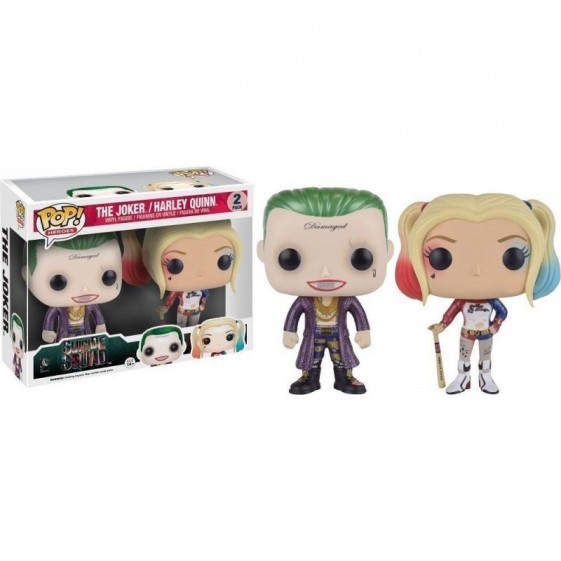 Funko Pop! DC Heroes The Joker and Harley Quinn FYE Exclusive Vinyl Figure