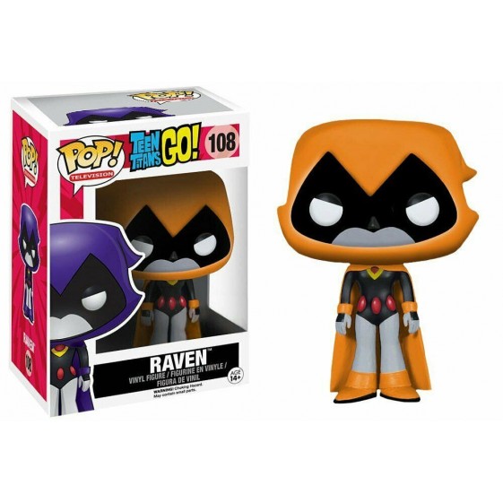 Funko Pop! Teen Titans Go Raven (Orange) Toys'R'Us Exclusive #108 Vinyl Figure
