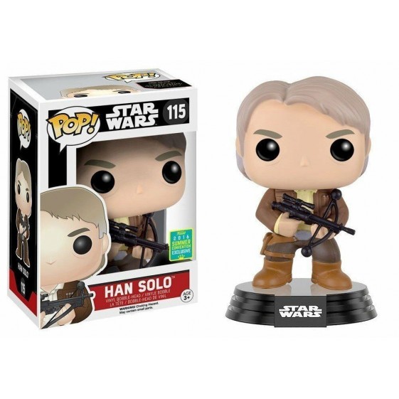 Funko Pop! Movies Star Wars Han Solo 2016 Summer Convention Exclusive #115 Vinyl Figure