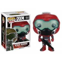 Funko Pop! Games Doom Doom Marine(red) Gamestop Exclusive #90 Vinyl Figure