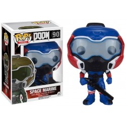 Funko Pop! Games Doom Doom Marine(blue) Gamestop Exclusive #90 Vinyl Figure