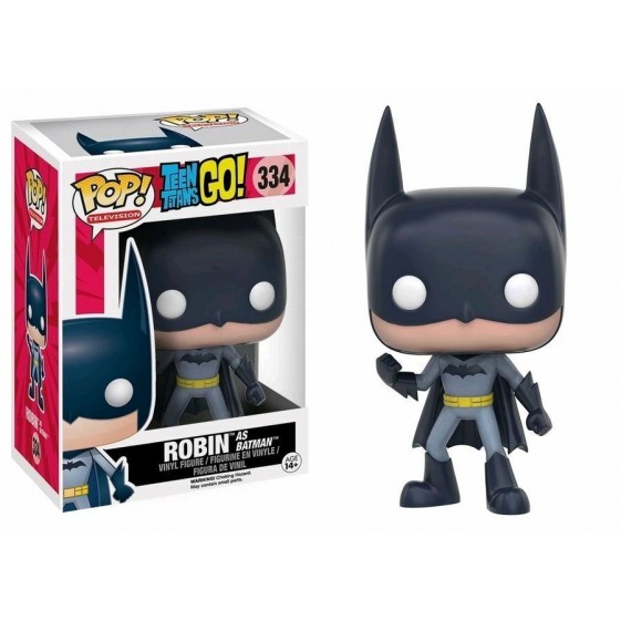 Funko Pop! Teen Titans Go Robin as Batman Toys R Us Exclusive #334 Vinyl Figure