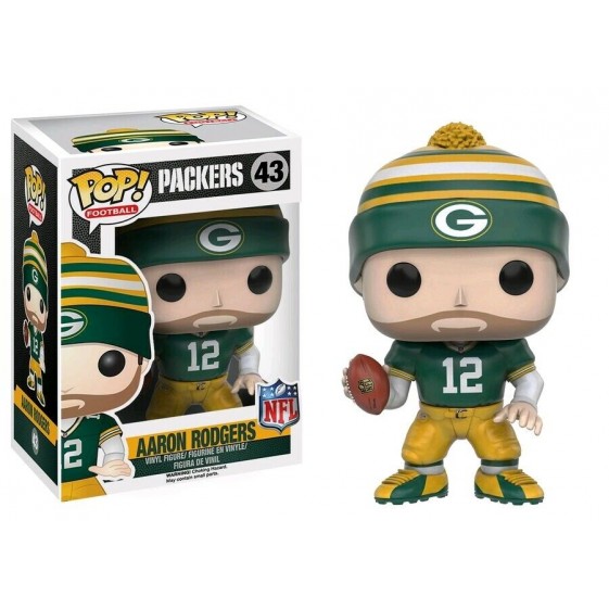 Funko Pop! NFL Packers Aaron Rodgers #43 Vinyl Figure