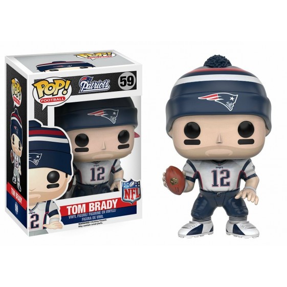 Funko Pop! NFL New England Patriots Tom Brady (White Jersey) #59 Vinyl Figure