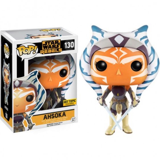 Funko Pop! Movies Star Wars Rebels Ahsoka Hot topic Exclusive #130 Vinyl Figure