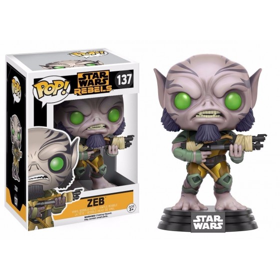 Funko Pop! Movies Star Wars Rebels Zeb #137 Vinyl Figure