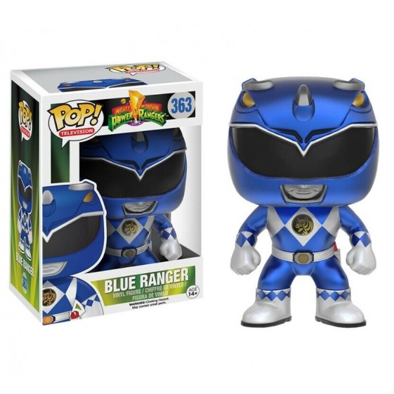 Funko Pop! Mighty Morphin Power Rangers Blue Ranger GameStop Exclusive #363 Vinyl Figure