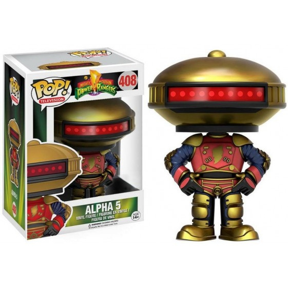 Funko Pop! Mighty Morphin Power Rangers Alpha 5 Walmart Exclusive #408 Vinyl Figure