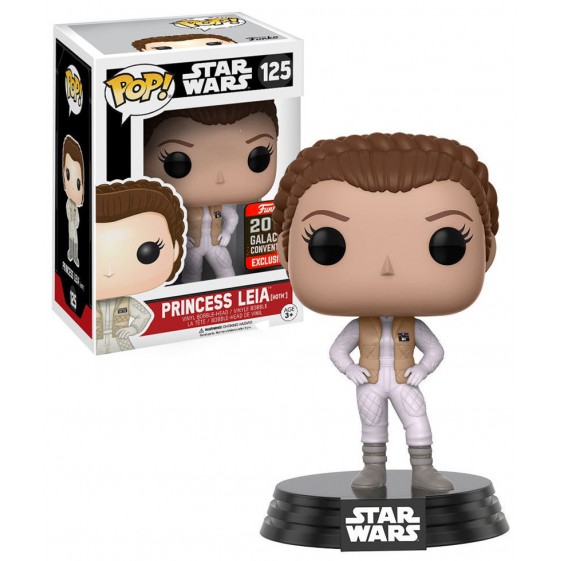 Funko Pop! Movies Star Wars Princess Leia 2017 Galactic Convention Exclusive #125 Vinyl Figure