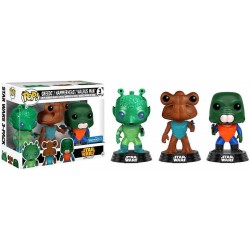 Funko Pop! Movies Star Wars Greedo, Hammerhead and Walrus Man Walmart Exclusive Vinyl Figure Funko Pop! Movies Star Wars Greedo, Hammerhead and Walrus Man Walmart Exclusive Vinyl Figure