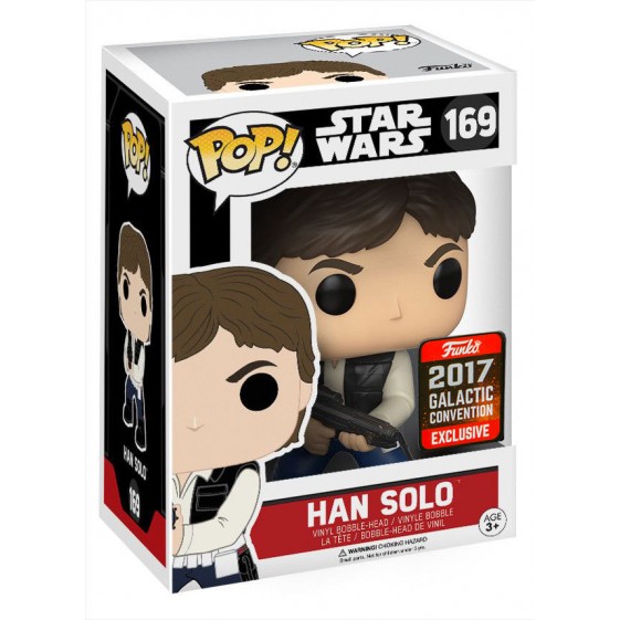 Funko Pop! Star Wars Han Solo Galactic Convention Exclusive #169 Vinyl Figure