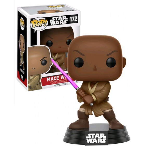 Funko Pop! Movies Star Wars Mace Windu Walgreens Exclusive #172 Vinyl Figure