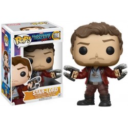 Funko Pop! Marvel Guardians of the Galaxy Star Lord #198 Vinyl Figure Funko Pop! Marvel Guardians of the Galaxy Star Lord #198 Vinyl Figure