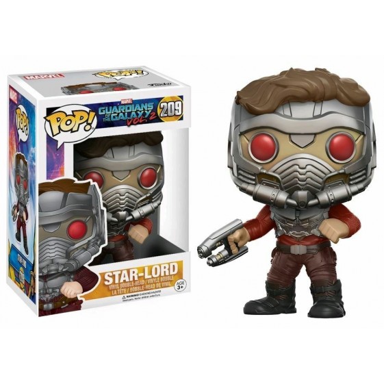 Funko Pop! Marvel Guardians of the Galaxy Star Lord Toys R Us Exclusive #209 Vinyl Figure