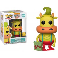 Funko Pop! Rocko's Modern Life Heffer Glow Chase #321 Vinyl Figure