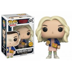 Funko Pop! Television Stranger Things Eleven With Eggos (Blonde) Chase Limited Edition #421 Vinyl Figure Funko Pop! Television Stranger Things Eleven With Eggos (Blonde) Chase Limited Edition #421 Vinyl Figure