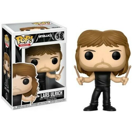 Funko Pop! Rocks Metallica Lars Ulrich #58 Vinyl Figure