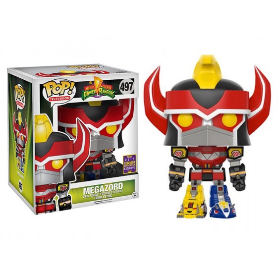 Funko Pop! Mighty Morphin Power Rangers Megazord 2017 Funko Summer Convention Exclusive #497 Vinyl Figure