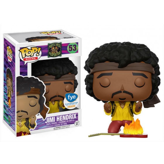 Funko Pop! Rocks Purple Haze Properties Jimi Hendrix FYE Exclusive #53 Vinyl Figure